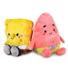 Better Together Nickelodeon SpongeBob and Patrick Magnetic Plush Pair Spongebob Gift Ideas For Boyfriend, Matching Spongebob Pfp, Spongebob Plushies, Spongebob Gifts, Spongebob Toys, Spongebob Things, Spongebob Plush, Spongebob Stuff, Spongebob And Patrick