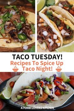 taco tuesday recipes to spice up the night and make it easier for everyone to eat