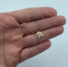 Small Gold Jewelry, Ohm Necklace, Thor's Hammer Necklace, Om Necklace, Fancy Jewellery, Minimal Jewelry, Neck Piece, Size Comparison, Necklace Dainty