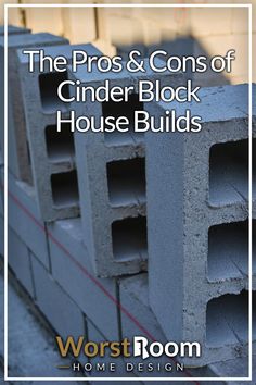 The Pros & Cons of Cinder Block House Builds Building A Cinder Block House, Building With Cinder Blocks, Tiny Cinderblock House, Modern Cinder Block House, Cinder Block House Remodel, Cover Exterior Cinder Block Wall, Cmu Block House, Small Cinder Block House, Cinder Block Exterior House