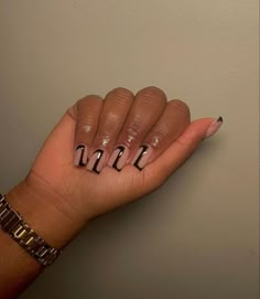 Short Fall Nails Black Women, Short Nail Sets, Sassy Nails, Drip Nails, Ombre Acrylic Nails, Simple Acrylic Nails, Classy Acrylic Nails