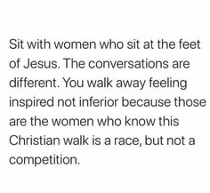 an image of the text that says, sit with women who sit at the feet of jesus