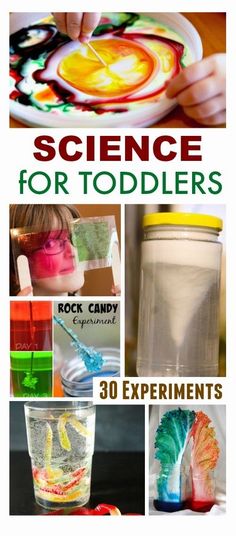 science for toddlers 30 experiments