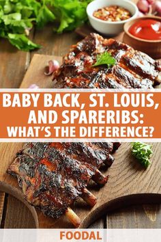 baby back, st louis, and spareribs what's the difference?