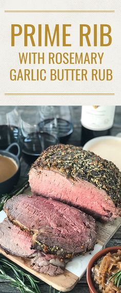 prime rib with rosemary garlic butter rub