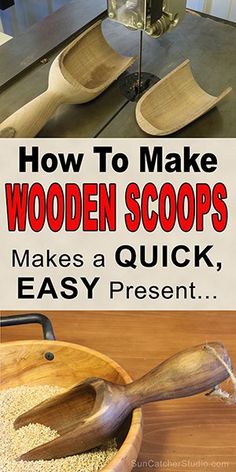 how to make wooden scoops makes a quick, easy present