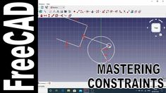 a computer screen with the text, freecad mastering constants