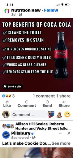 an ad for coca cola is shown in this screenshot