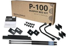 the p - 100 murphy bed kit is packed and ready to be used for repair