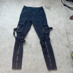 Hood Couture Black Jeans Never Worn Hood Motorcycle Jeans, Black Distressed Hip Hop Jeans, Black Stacked Jeans Men, Couture Jeans, Luxury Black Slim Fit Jeans, Luxury Washed Black Men's Jeans, Jeans Color, Colored Jeans, Mens Jeans