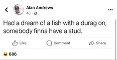 a tweet with an image of a fish on it