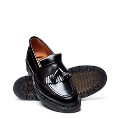 Black Hi-Shine Tassel Loafer | Solovair | Handmade in England – NPS Solovair US Tom Ford Eyewear, Shoe Last, Tassel Loafers, Clarks Originals, Goodyear Welt, Handmade Shoes, Leather Loafers, Loafer Shoes