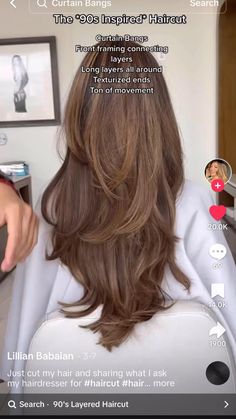 Long To Short Haircut, 90s Haircuts, Haircuts For Long Hair With Layers, Hair Upstyles, Hairstyles For Layered Hair, Haircuts For Medium Hair, Haircuts Straight Hair, Hair Color And Cut