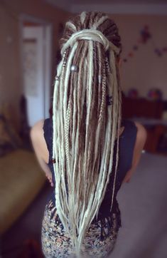 Dreads And Braids, Blonde Dreads, Long Dreads, Double Ended Dreads