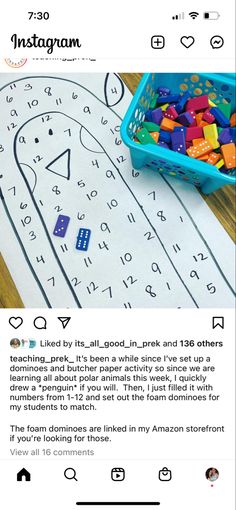 the instagram page on instagram com shows an image of a basket full of toys