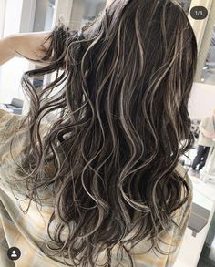 Perfect Highlights, Curly Balayage Hair, Surfer Hair, Brown Hair With Blonde Highlights