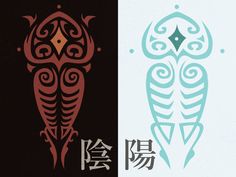 Both Raava and Vaatu Posters  Legend of Korra by dvanderbleek Avatar Raava, Raava Tattoo