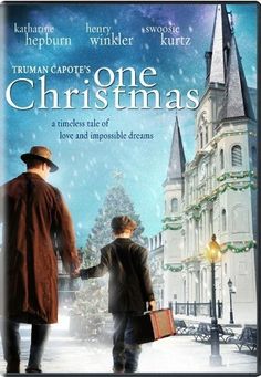 the movie poster for one christmas with two people walking in front of a church and holding hands