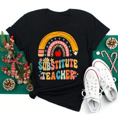 Buy Substitute Teacher Rainbow Pencil Groovy Teacher Flower Shirt at Fantasywears. Hight quality products with perfect design is available in a spectrum of colors and sizes, and many different types of shirts! Unisex T-Shirt – 100% Cotton (fiber content may vary for different colors) – Medium fabric (5.3 oz/yd² (180 g/m²)) – Classic fit – Tear away the label – Runs true to size Women T-Shirt – 100% combed ringspun cotton (fiber content may vary for different colors) – Light fabric (4.3 oz/yd² (1 Rainbow Pencil, Teacher Rainbow, Substitute Teacher, Flower Shirt, Hight Quality, Women T Shirt, Sew-in Labels, Sweatshirt Hoodie, Types Of Shirts