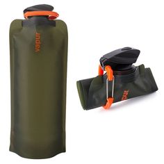 an image of a water bottle and dry bag