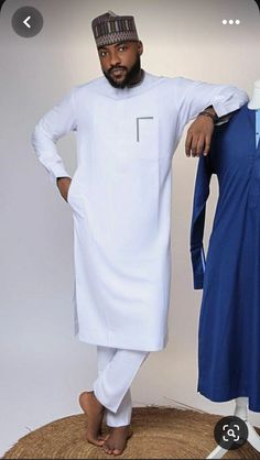 Ever wanted something so unique and manly.... We introduce to you this stunning male outfit,neatly made to suit all occasions. This dress is custom made to order..You can add or remove or change anything. Feel free to start a conversation with Us.. Thank you for visiting our store... Nigerian Kaftan Styles For Men, Men Latest Native Fashion Trends 2022, White Senator Designs For Men, Latest Kaftan Styles For Men, Kaftan For Men Nigerian, White Native For Men Nigerian, Latest Men Native Wears Nigerian, Native Styles For Nigerian Men, White Kaftan Designs For Men