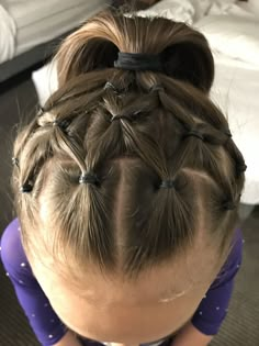 cute hairstyles for medium hair cheer Dance Hairstyles Competition Acro, Gymnastics Competition Hair Easy, Cute Gymnastics Hairstyles, Gymnastics Competition Hairstyles, Gymnastics Hair For Meets, Gymnast Hairstyles, Boxing Hairstyles, Gymnastics Hairstyles For Competition, Gymnastics Competition Hair