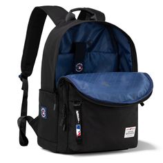 MLB OFFICIAL BASEBALL BACKPACK Light weight backpack , suitable for sports events, school, travelling and daily use. Made of waterproof polyester, this backpack has: Embroidered Sox logo Exterior front zipper pocket 2 main zippered compartments 2 side pockets Top carry handle (3.5") Front main compartment with organizer pockets Padded laptop compartment Quality construction, fully padded back panel and shoulder straps for cushioned comfort 14"" x 6" x 18" Sporty Breathable Backpack For School, Sporty Breathable Standard Backpack, Breathable Sports Backpack, Casual Breathable Backpack, Black College Bag For Back To School, Back To School Black College Bag, Sporty Backpack For College, Sporty College Backpack, Sporty Large Capacity Backpack For Sports