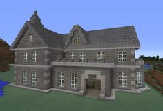 an image of a large house in minecraft