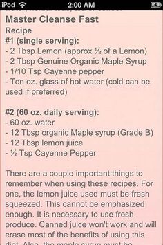 an iphone screen showing the instructions for how to make homemade lemonade syrup in minutes