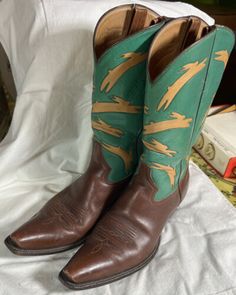 ad eBay - Find many great new & used options and get the best deals for VINTAGE 1980s ROCKETBUSTER COWBOY BOOTS CUSTOM LEAPING RABBITS WOMEN'S 6 1/2 D at the best online prices at eBay! Free shipping for many products! Rocketbuster Boots, Cowboy Stuff, Cowboy Boot, Rabbits, Cowboy Boots, Ebay Finds, Custom Made, Cowboy, The Incredibles