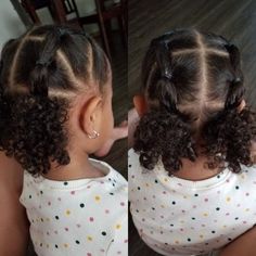 Easy Hairstyles For Mixed Girls Hair, 3c Toddler Hairstyles, Hairstyles Mixed Girls Hair, Hairstyles For Kids With Curly Hair, Mixed Babies Hairstyles, Curly Hairstyles For Toddler Girl, Hairstyles For Mixed Girls Kids Easy, Toddler Mixed Girl Hairstyles