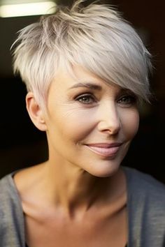 61 Best Pixie Haircuts For Women Over 60: Low Maintenance, Layered &Amp; Chic 34 Jamie Yuccas Short Hair, Pixie Bob Fine Hair, Long Bang Pixie Cut, Longer Pixie Haircut Fine Hair, Pixie Cut Fine Hair, Short Pixie Haircuts With Bangs, Pixie Cut For Fine Hair, Long Pixie Cut With Bangs, Pixie Long Bangs