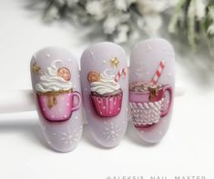 Xmas Nail Art, Unghie Sfumate, Nail Drawing, Fall Nail Art Designs, 2023 Trends