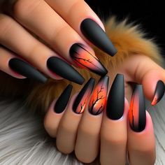 Classy Baddie Nails, Horror Nails, Classy Baddie, Nagellack Trends, Nail Vinyls