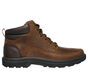 Skechers Relaxed Fit, Casual Ankle Boots, Memory Foam, Ankle Boot, Leather Upper, Relaxed Fit, Lifestyle, For Men, Free Shipping