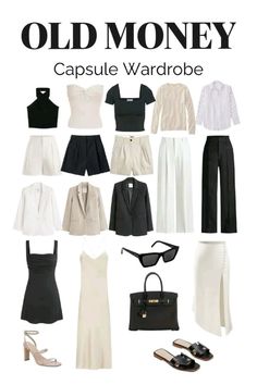 Old Money Capsule Wardrobe, Chic Capsule Wardrobe, Casual Chic Outfit, Looks Chic