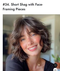 Short Wavy Haircuts, Wavy Haircuts, Hair Inspiration Short, Trendy Hairstyle, Short Layered Haircuts, Short Wavy Hair, Long Locks, Short Hair With Bangs