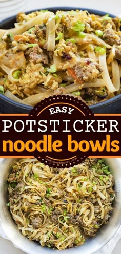 this is an easy and delicious noodle bowl recipe