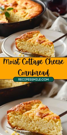 the most cottage cheese cornbread is ready to be eaten