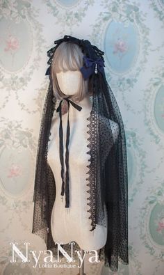 Headband And Veil, Fotografi Vintage, Grunge Goth, Kawaii Clothes, Cosplay Outfits, Harajuku Fashion, Lolita Dress, Gothic Lolita, Character Outfits