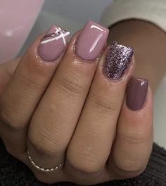 Nail Ideas Gel Short, November Nails Ideas, November Nail Ideas, November Nails Colors, Fall Nail Designs Autumn, Nail Designs Autumn, Nail Ideas Gel, November Nail, Winter Nails Gel