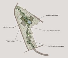 a map showing the location of several different rivers and lakes in an area that is surrounded by land