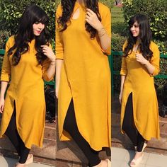 Yellow Outfit Ideas Summer, Salvar Kurti, Yellow Outfit Ideas, Outfit Ideas Summer