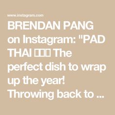 the text reads, brendan pang on instagram