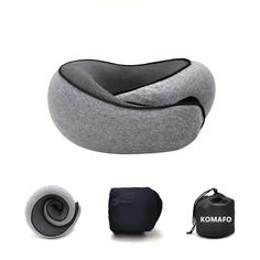 an assortment of items including a bean bag and other accessories