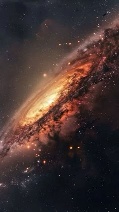 an image of the andromidus galaxy taken from space