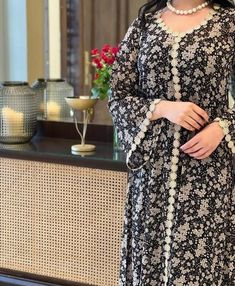 Unique Fashion Outfits, Black Kurti, Lace Dress Design, Best Winter Outfits, Latest Dress Design, Womens Trendy Dresses