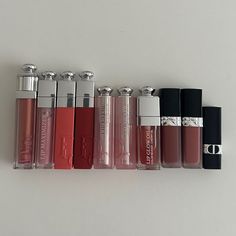 Dior Lip Collection, Lip Tint Collection, Dior Lip Products, Dior Lip Tint, Rich Core, Manifest Board, Lip Collection, Lip Gloss Homemade