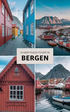 the best places to visit in berjen, norway with text overlay