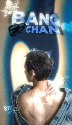 the back of a woman's head with an advertisement for bano chan on it